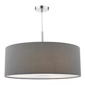 Ronda 3 Light Pendant Polished Chrome and Grey image