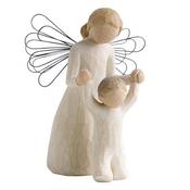 Willow Tree Guardian Angel Figure – Hand-Painted Resin Figurine for Home Decor image