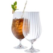 Galway Crystal Erne Craft Beer Glass Set Pair – Elegant Tulip Glassware Gift for Beer, Cocktails &amp; Water
