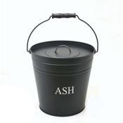 Castle Living Black Ash Bucket &amp; Lid
