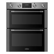 Belling 70cm Built Under Double Fan Oven Stainless Steel | BI704FPSTA image