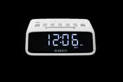 Roberts Ortus FM Dual Alarm FM Clock Radio - White | ORTUSFMW image