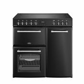 Belling Farmhouse 90cm Electric Range Cooker - Black | 444411817 image