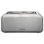 Morphy Richards 4 Slice Long Slot Toaster Brushed Steel | 980584 image