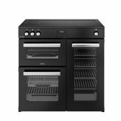 Belling Cookcentre 90cm Induction Range Cooker Black | CC90EIBLK image