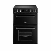 Belling Farmhouse 60cm Electric Ceramic Mini Range Cooker Black | 444411810 image