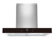 Belling 60cm Linear Chimney Hood Stainless Steel &amp; Black | LIN600STA image