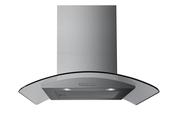Belling 60cm Curved Glass Chimney Hood Stainless Steel | CHIM604GSTA image