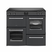 Belling Farmhouse 100cm Induction Range Cooker Anthracite | 444411831 image