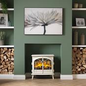 Dimplex Fullerton Optiflame Electric Stove Cream | FLN20