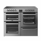 Belling Cookcentre 110cm Electric Range Cooker - Stainless Steel | CC110ESTA image