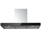 Belling 90cm Linear Chimney Hood Stainless Steel and Black | LIN900STA image