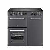 Belling Farmhouse 90cm Electric Range Cooker - Anthracite | 444411816 image
