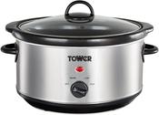 Tower 3.5L Stainless Steel Slow Cooker | T16039Y