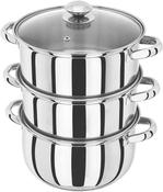 Judge Essentials 22cm 3 Tier Stainless Steel Steamer | HX04