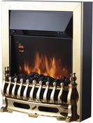 Warmlite Whitby 2kW LED Inset Electric Fire Brass | WL45049 image