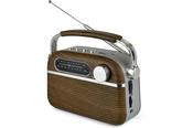 Lloytron Vintage Rechargeable Bluetooth AM/FM Radio Wood Effect | PP6403 image
