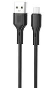 XO USB-A to USB-C 3A Charging &amp; Data Cable 1m Black | EXSXO-NB230C1MB image