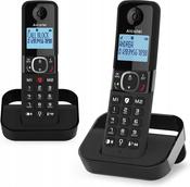 Alcatel F860 Duo Cordless Phone with Call Block Black | ATLI423525