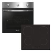 Candy Built‑In Electric Single Oven &amp; Ceramic Hob Pack | PCI27XCH64CCBS image