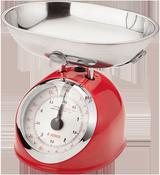 Judge Traditional 5kg Kitchen Scale Red | TC346