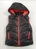 Losan Quilted Body Vest Black &amp;amp; Red image