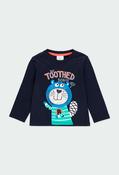 Boboli Printed Navy T-shirt image