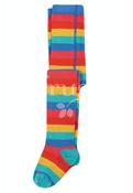 Frugi Norah Tights - Rainbow Stripes image