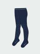 Boboli Thick Tights - Navy With Diamante image