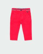Boboli Stretch Microcord Trouser - Red image