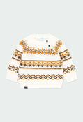 Boboli Mustard Print Knit Jumper image