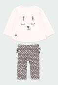 Boboli Cute Rose Legging set