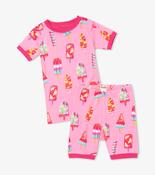 Hatley Fruity Pops Organic Cotton Short Pajama Set image