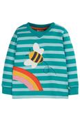 Frugi Easy On Top, Camper Blue Stripe/Bee image