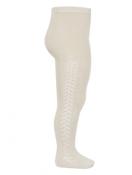 CONDOR SIDE OPENWORK WARM TIGHTS Linen - 304 image