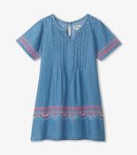 Hatley Denim Embroidered Dress image