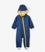 Hatley Navy Terry Lined Baby Bundler image