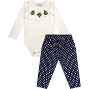 Milon Polka Dot Legging Set - Navy image