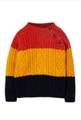 Frugi Cole Cable Knit Jumper image