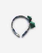 Juliana Moss Green Check Hairband image