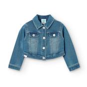 Boboli Blue Bleach Denim Jacket image
