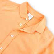 Boboli Linen Shirt - Tangerine image
