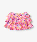 Hatley Pink Bubble Hearts Tiered Skirt image