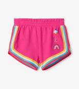 Hatley Pink Fuschia Terry Jogging Shorts image