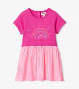 Hatley Sunshine Rainbow Toddler Layered Dress image
