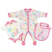 F.S. Baby Babygrow, Bodyvest &amp;amp; Bib Set image
