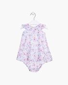 Losan Lilac Floral Dress &amp;amp; Bloomer Set image