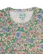 Lilly &amp;amp; Sid Floral Shortie Romper &amp;amp; Collared Top Set image