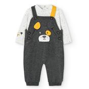 Boboli Doggy Dots Dungaree Set image