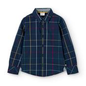Boboli Poplin Check Shirt - Navy image